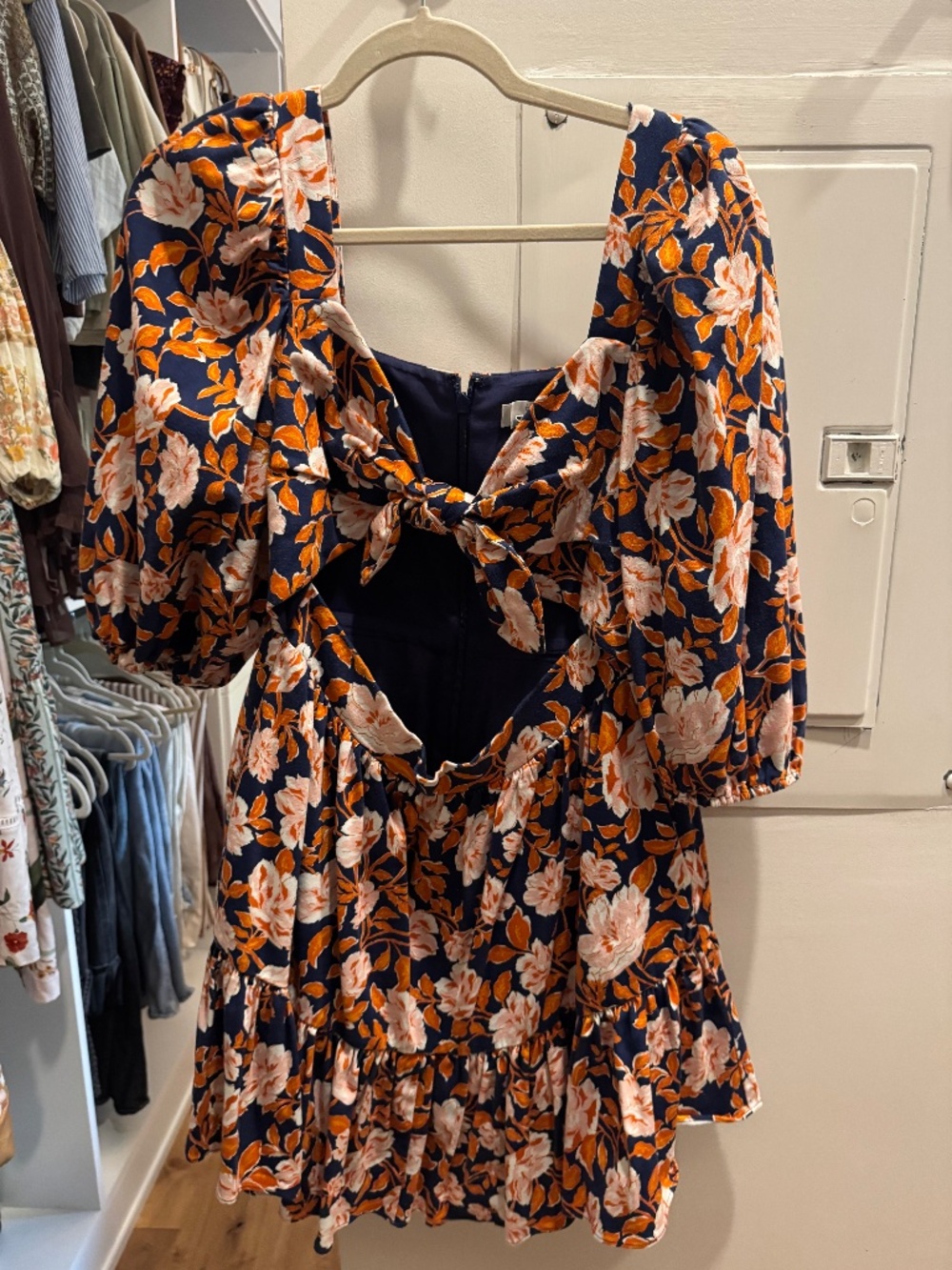Mini floral dress